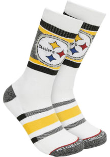 Pittsburgh Steelers Mitchell and Ness Interception Mens Crew Socks