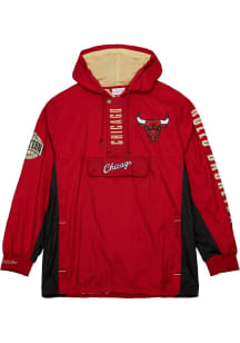 Mitchell and Ness Chicago Bulls Mens Red Team OG 2.0 Pullover Jackets