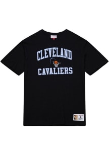 Mitchell and Ness Cleveland Cavaliers Black Legendary Slub Short Sleeve Fashion T Shirt