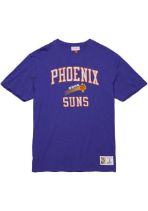 Mitchell and Ness Phoenix Suns Purple Legendary Slub Short Sleeve Fashion T Shirt