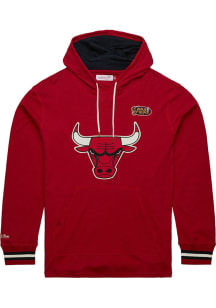 Mitchell and Ness Chicago Bulls Mens Red Legendary Slub Fashion Hood