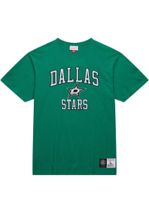Mitchell and Ness Dallas Stars Green Legendary Slub Short Sleeve Fashion T Shirt