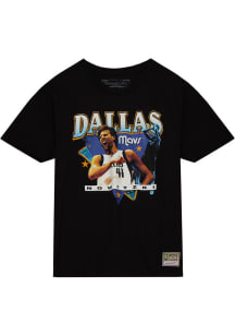 Dirk Nowitzki Dallas Mavericks Black For the City Short Sleeve Fashion Player T Shirt
