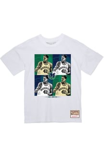 Dirk Nowitzki Dallas Mavericks White Dirk HOF Short Sleeve Fashion Player T Shirt