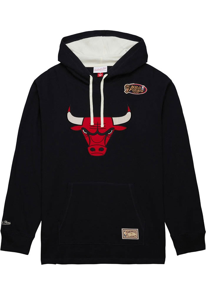 Mitchell and Ness Chicago Bulls Mens BLACK Thermal Lightweight