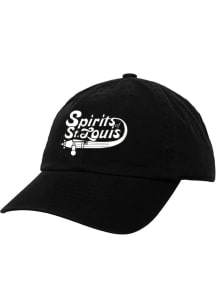 Mitchell and Ness St Louis Spirits ABA Dad Hat Adjustable Hat - Black
