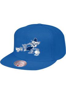 Mitchell and Ness Kentucky Colonels Blue ABA Snapback Mens Snapback Hat