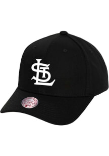 Mitchell and Ness St Louis Cardinals Panda Pro Crown Adjustable Hat - Black