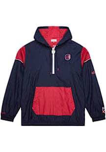 Mitchell and Ness St Louis City SC Mens Navy Blue Team OG Current Logo Pullover Jackets