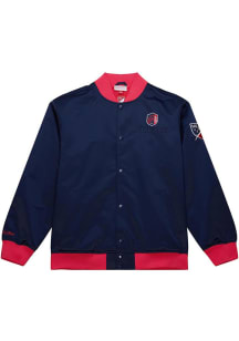 Mitchell and Ness St Louis City SC Mens Navy Blue Team OG 3.0 Light Weight Jacket