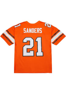 Barry Sanders  Mitchell and Ness Oklahoma State Cowboys Orange Name and Number Football Jersey