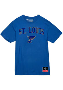 Mitchell and Ness St Louis Blues Blue City Pride Short Sleeve T Shirt