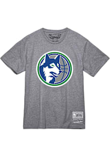 Mitchell and Ness Minnesota Timberwolves Grey MVP TEE Short Sleeve T Shirt
