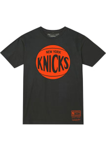 Mitchell and Ness New York Knicks Grey MVP Short Sleeve T Shirt