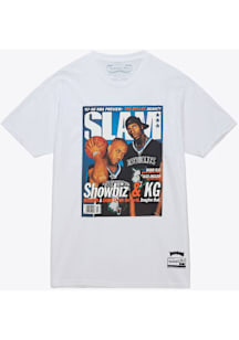 Kevin Garnett Minnesota Timberwolves White SLAM COVER Short Sleeve Fashion Player T Shirt