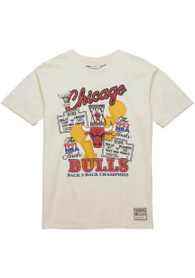 Mitchell and Ness Chicago Bulls  Champions Short Sleeve T Shirt