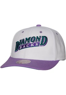 Mitchell and Ness Arizona Diamondbacks Evergreen 2T Pro Snap Adjustable Hat - White