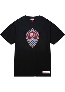 Mitchell and Ness Colorado Rapids Charcoal Primary Logo Short Sleeve Fashion T Shirt