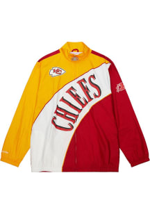 Mitchell and Ness Kansas City Chiefs Mens Red Arched Retro Light Weight Jacket