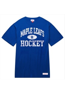 Mitchell and Ness Toronto Maple Leafs Blue Powerplay Short Sleeve T Shirt