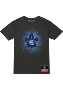 Mitchell and Ness Toronto Maple Leafs Charcoal Iced Up Short Sleeve T Shirt