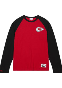Mitchell and Ness Kansas City Chiefs Red Legendary Long Sleeve Fashion T Shirt