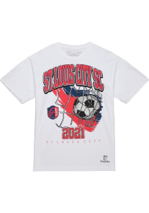 Mitchell and Ness St Louis City SC White Sswagger Short Sleeve T Shirt