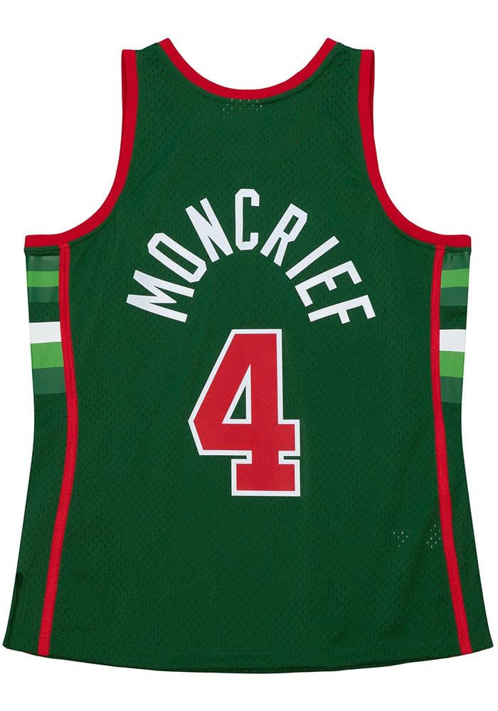 Sidney Moncrief Milwaukee Bucks Mitchell and Ness GREEN 1983