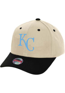 Mitchell and Ness Kansas City Royals 2T Stretch Pro Crown Adjustable Hat - Ivory