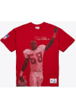 Derrick Thomas Kansas City Chiefs Red Name Number Short Sleeve Player T Shirt