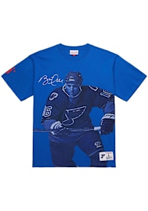 Brett Hull St Louis Blues Blue Name Number Short Sleeve Fashion Player T Shirt