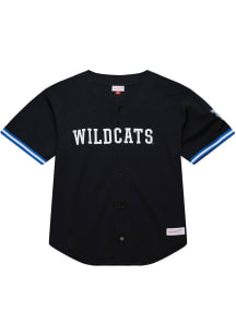 Mitchell and Ness Kentucky Wildcats Mens Black On The Clock Jersey