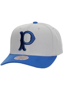 Mitchell and Ness Pittsburgh Pirates Retro Team Pro Snap Adjustable Hat - Grey