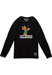 Mitchell and Ness Milwaukee Bucks Black 1971 World Champs Long Sleeve T Shirt
