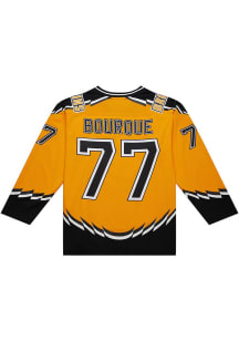 Mitchell and Ness Ray Bourque Boston Bruins Mens Gold Throwback Hockey Jersey