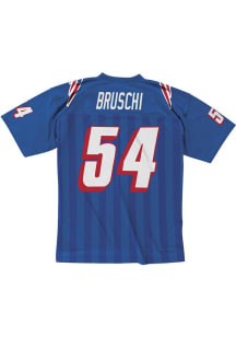 New England Patriots Tedy Bruschi Mitchell and Ness Throwback Throwback Jersey