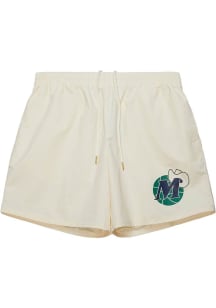 Mitchell and Ness Dallas Mavericks Mens Tan Heritage Shorts