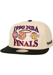 Mitchell and Ness Detroit Pistons  NBA Finals Remix 2T Mens Snapback Hat