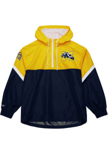 Mens Michigan Wolverines Yellow Mitchell and Ness Tie Breaker Anorak Light Weight Jacket