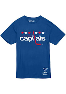 Mitchell and Ness Washington Capitals Blue Powerplay Short Sleeve T Shirt