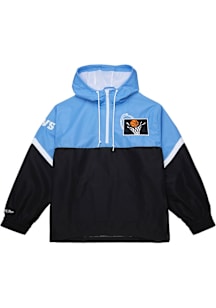 Mitchell and Ness Cleveland Cavaliers Mens Black Tie Breaker Lightweight Anorak Pullover Jackets