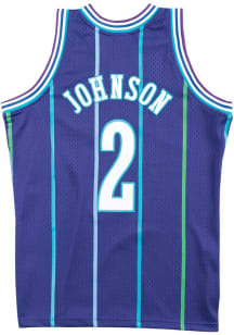 Larry Johnson Charlotte Hornets Mitchell and Ness 1994 Swingman Jersey