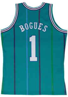 Muggsy Bogues Charlotte Hornets Mitchell and Ness 1992 Swingman Jersey