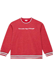 Mitchell and Ness Detroit Red Wings Mens Red Winning Streak Long Sleeve Fashion Sweatshirt