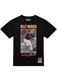 Billy Wagner Houston Astros Black HOF Photo Reel Short Sleeve Fashion Player T Shirt