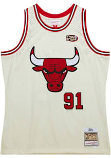 Dennis Rodman Chicago Bulls Mitchell and Ness 1997 Chainstitch Swingman Jersey