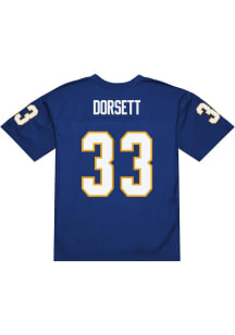 Tony Dorsett Mitchell and Ness Mens Blue Pitt Panthers Tony Dorsett 33 Football Jersey