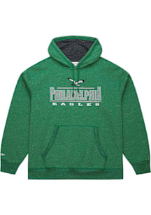 Mitchell and Ness Philadelphia Eagles Mens Kelly Green Retro Throw it Back Fashion Hood