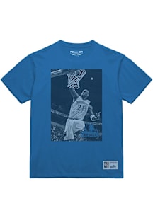 Kevin Garnett Minnesota Timberwolves Blue Name Number Short Sleeve Player T Shirt