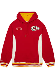 Mitchell and Ness Kansas City Chiefs Mens Red French Terry Fashion Hood